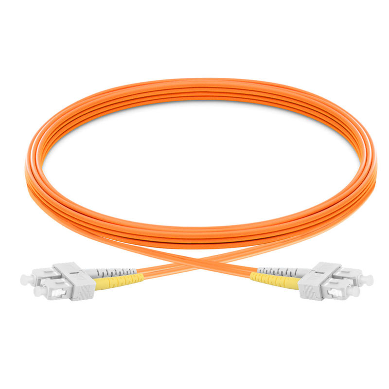 SC SC OM1 Duplex Patch Cable Fiber Optic Patch Cord