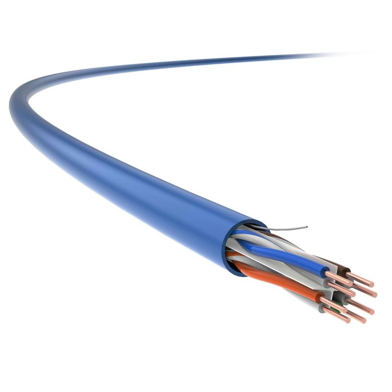 Network Cable UTP CAT6 Cable 23AWG 0.55mm Bare Copper PVC Jacket